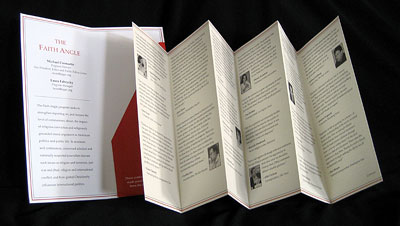 The Faith Angle program brochure
