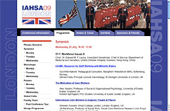 Web site screenshot